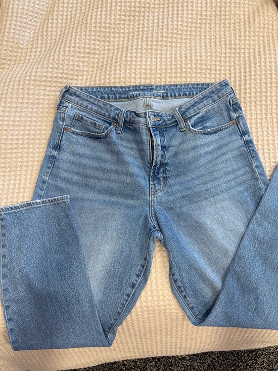 Old Navy Denim - Old Navy Light Blue Straight-Leg Women's Jeans